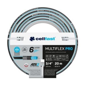 Cellfast Locsolótömlő Multiflex Pro 3/4&quot; 20m