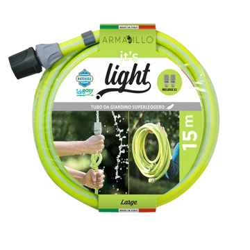 Locsolótömlő ARMADILLO SUPERLIGHT zöld &quot;1/2-5/8&quot; 15m