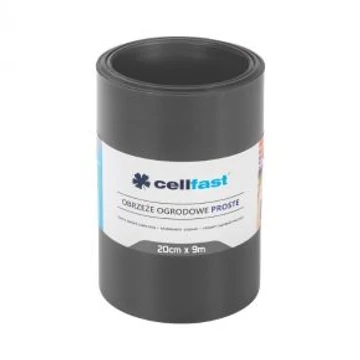 Cellfast Ágyásszegély 20cm x 9m grafit (egyenes)