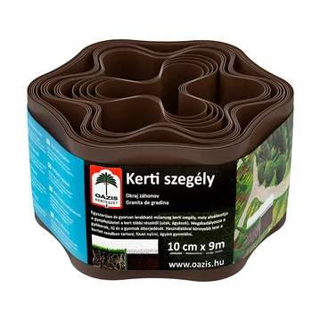 OÁZIS Ágyásszegély barna 10cm x 9m