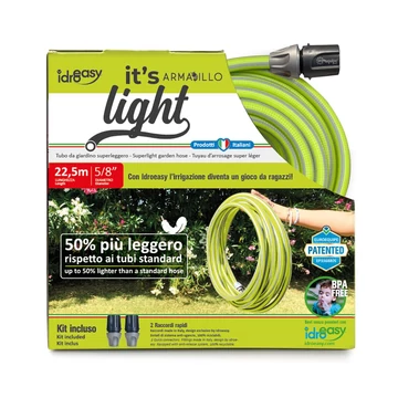 Locsolótömlő ARMADILLO SUPERLIGHT zöld &quot;1/2-5/8&quot; 22,5m