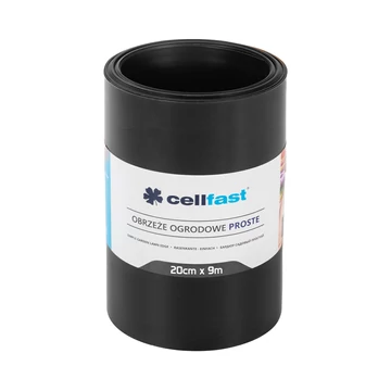Cellfast Ágyásszegély 20cm x 9m fekete