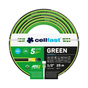 CellfastLocsolótömlő Green 1/2&quot; 25m