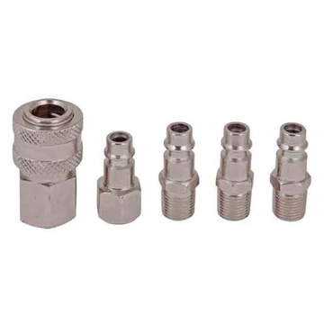 Raider Levegős gyorcsatlakozó szett 1/4&quot; 5db QC01