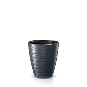 Prosperplast Virágkaspó Maze 419x375mm antracit