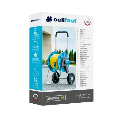 Cellfast tömlőkocsi ALUPLUS 1/2