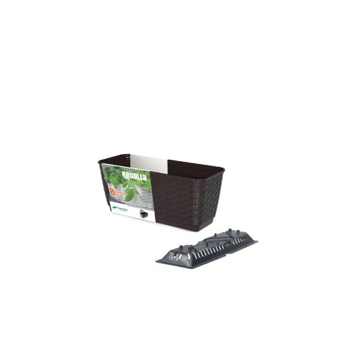 Prosperplast Balkonláda Ratolla PW alasztóval 492x172mm barna
