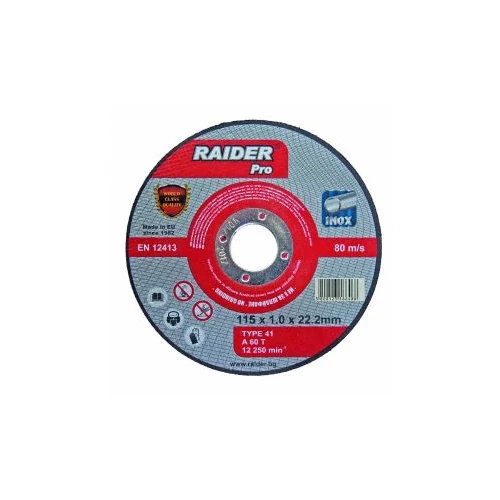 Raider Pro Fémvágó tárcsa 115x3x22,2mm