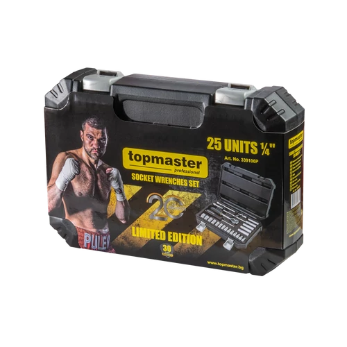 TopMaster Pro Szerszámkészlet 25db 1/4
