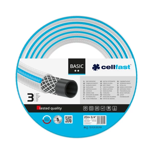 Cellfast Locsolótömlő Basic 3/4