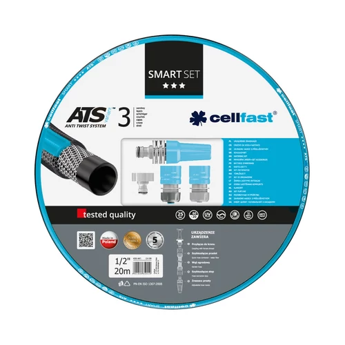 Cellfast Locsolótömlő szett Smart 1/2