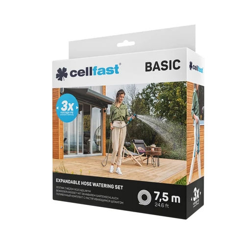 Cellfast BASIC kígyó löcsölőtömlő 7,5m