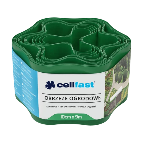 Cellfast Ágyásszegély 10cm x 9m zöld
