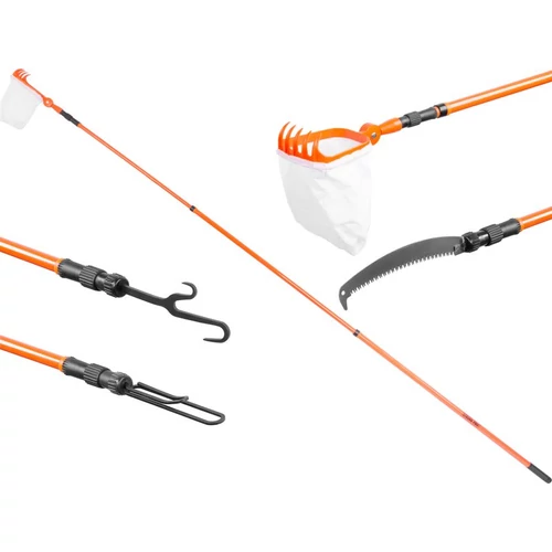 Gyümölcsszedő Strend Pro GT7031 mech, fogazott, teleszkópos, 3.6 m + fűrész
