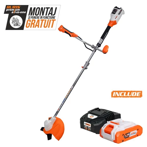 Ruris 3024e power alfa up akkumulátoros bozótvágó {akkumulátort+töltőt tartalmaz}